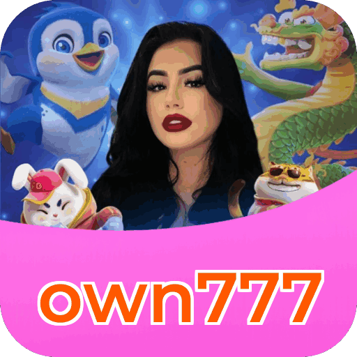 Interface do aplicativo own777 mostrando jogos disponíveis no iOS e Android
